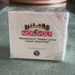 Dept 56 Monopoly City Lights Three Jack Light Adapter